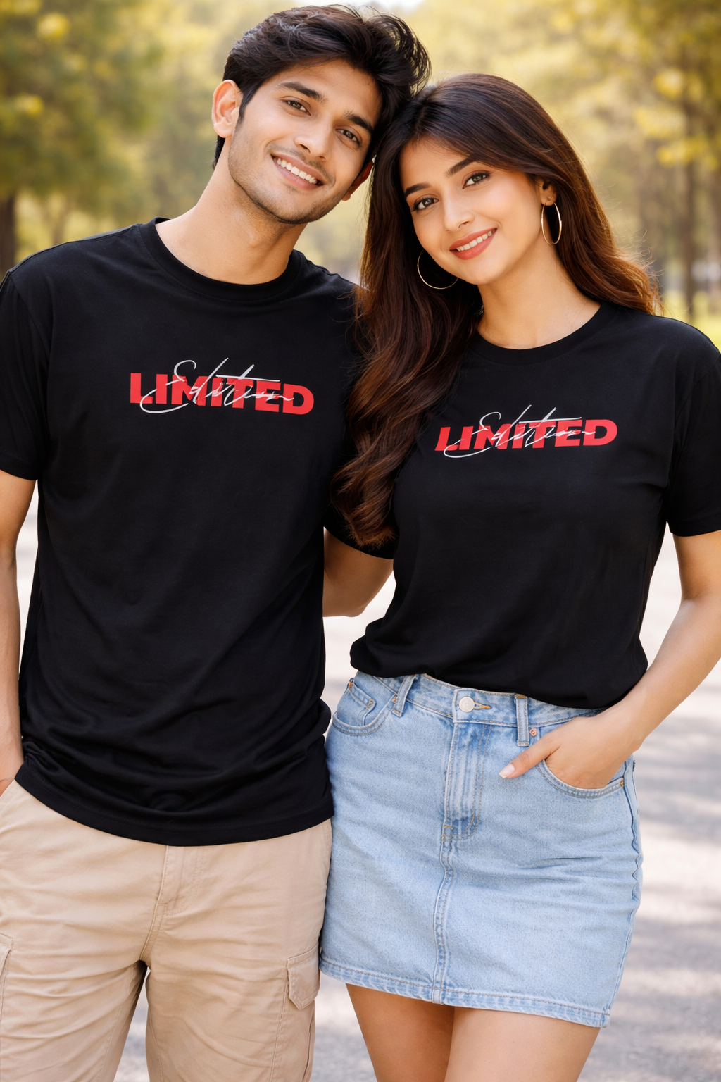 Limited Edition Black T-Shirt | Bold Front & Statement Back Print