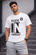 Believe in Yourself – Minimal Typography T-Shirt