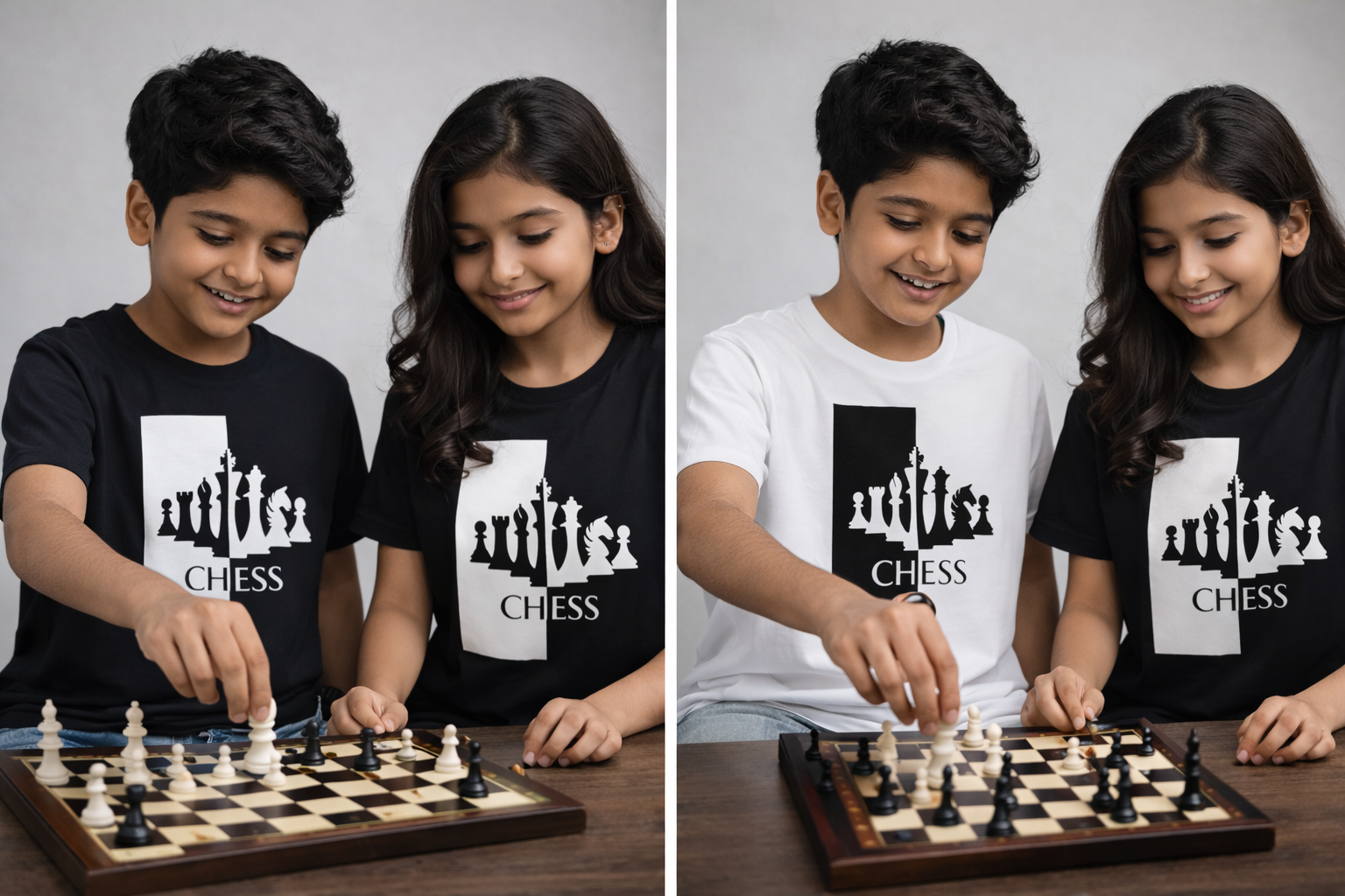 Kids Chess Graphic T-Shirt – Smart Play Edition