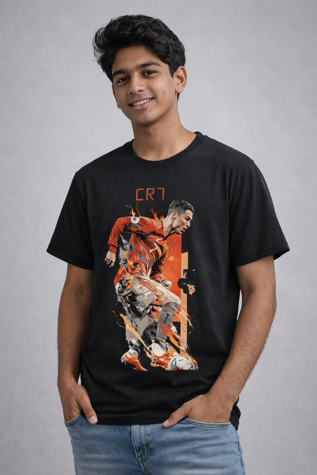 CR7 |Cristiano Ronaldo | Inspired Football Graphic T-Shirt – Custom Fit & Colors