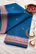 SAR-PC-BLU-001|PC BLU Saree