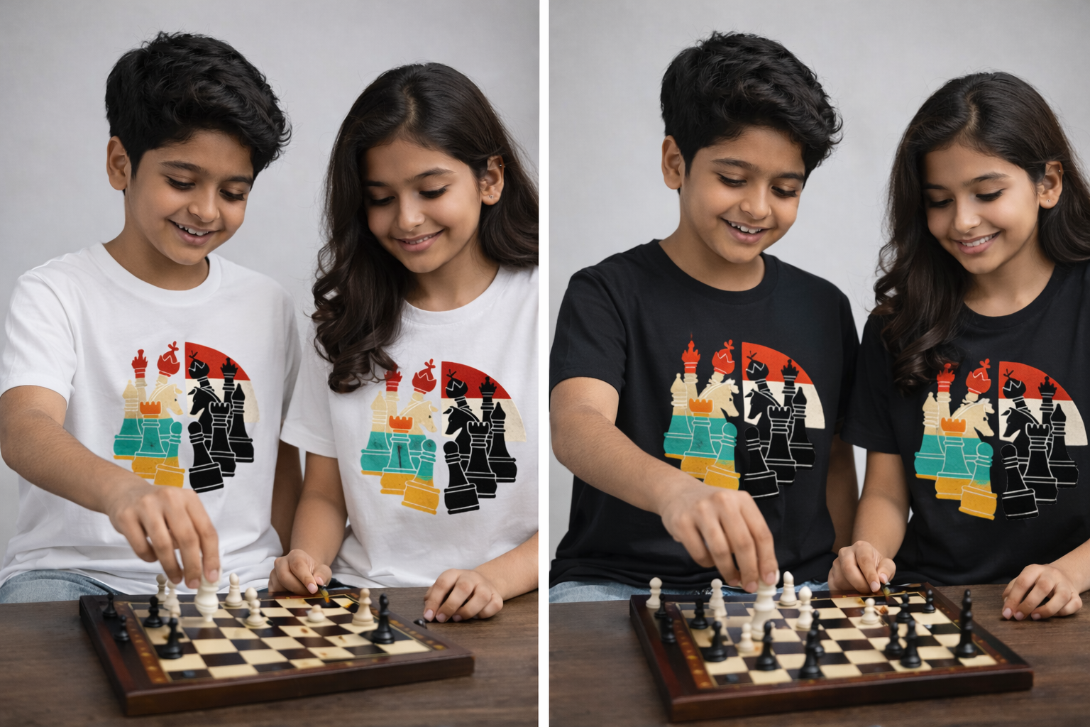 Kids Chess Graphic T-Shirt – Little Thinkers Series