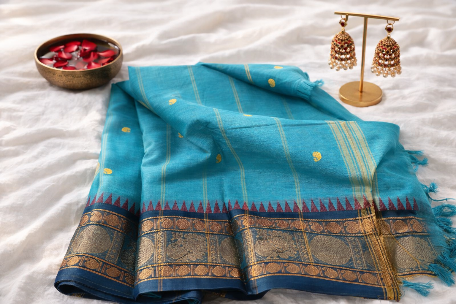 SAR-PC-GREEN -001|PC GREEN Saree