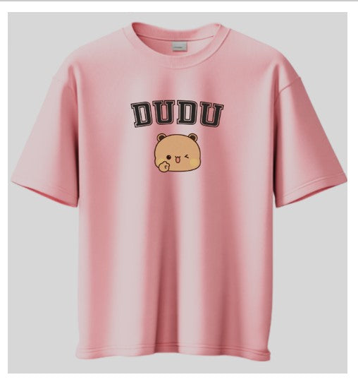 Bubu Dudu Couple T-Shirts | Double Side Design Printed