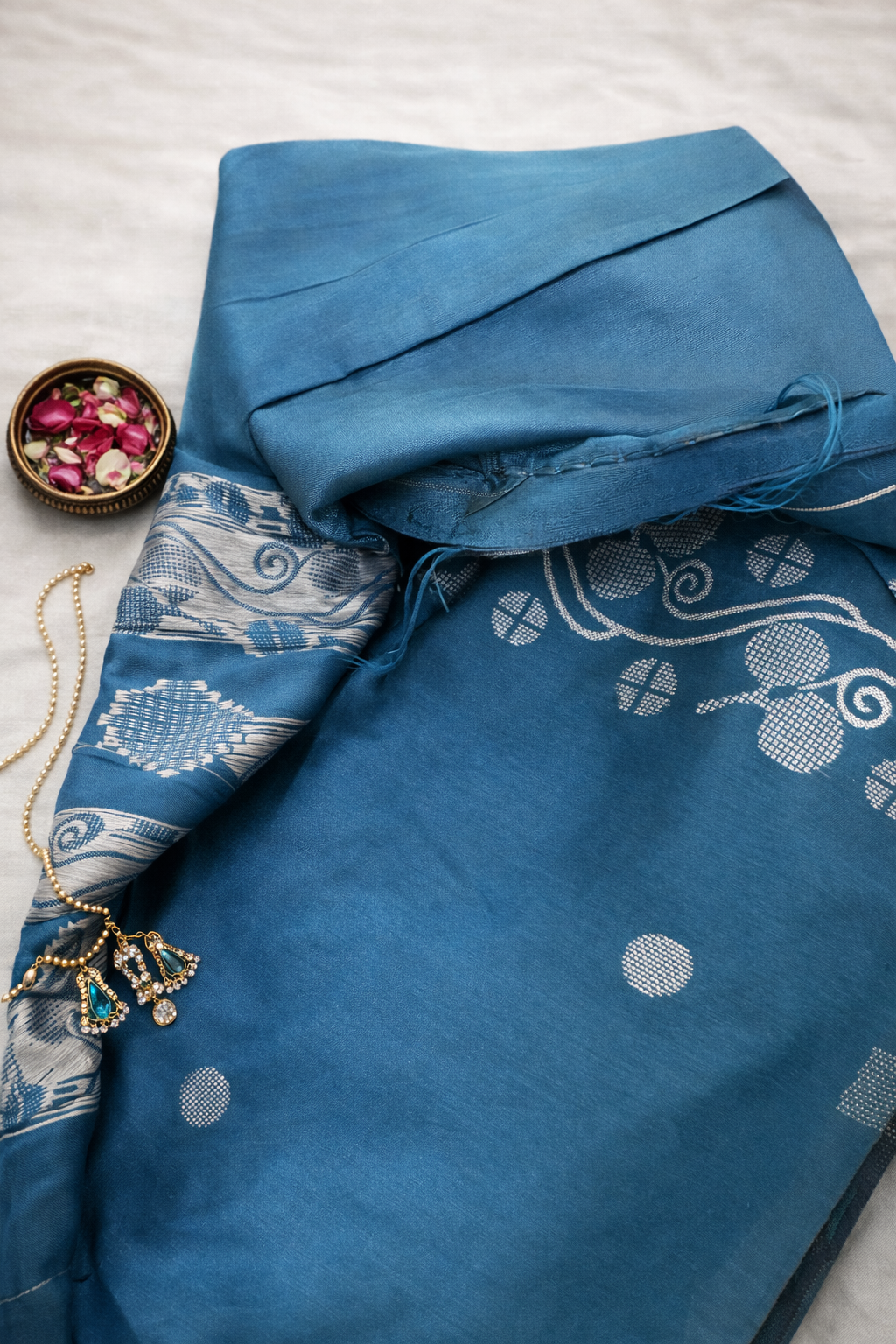 SAR-FC-DEEP-TEAL-001|| FC DEEP-TEAL Saree