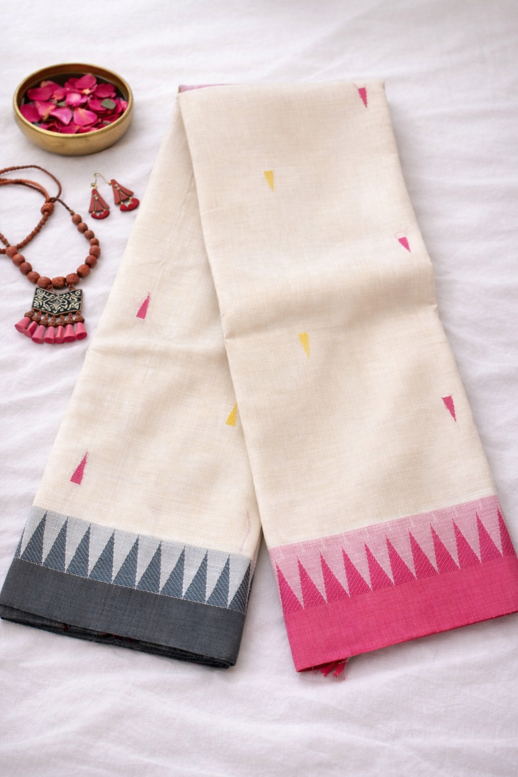 SAR-PC-IVORY-PNK-BLK-001|PC IVORY PNK BLK