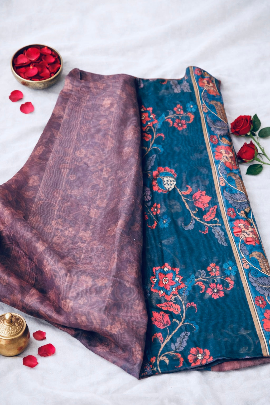 SAR-TSL-MUTD-GREY-001|TUSSLE MUTD GREY Saree