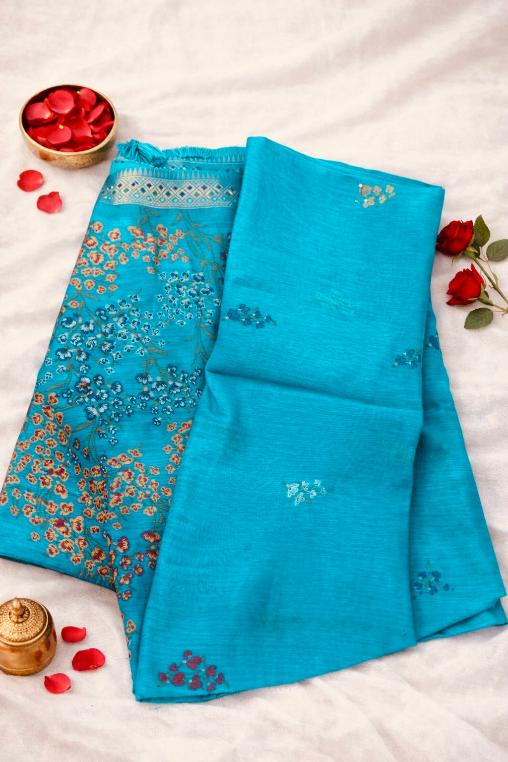 SAR-FC-PRE-BLU-001|| PREMIUM FC BLU FLORAL