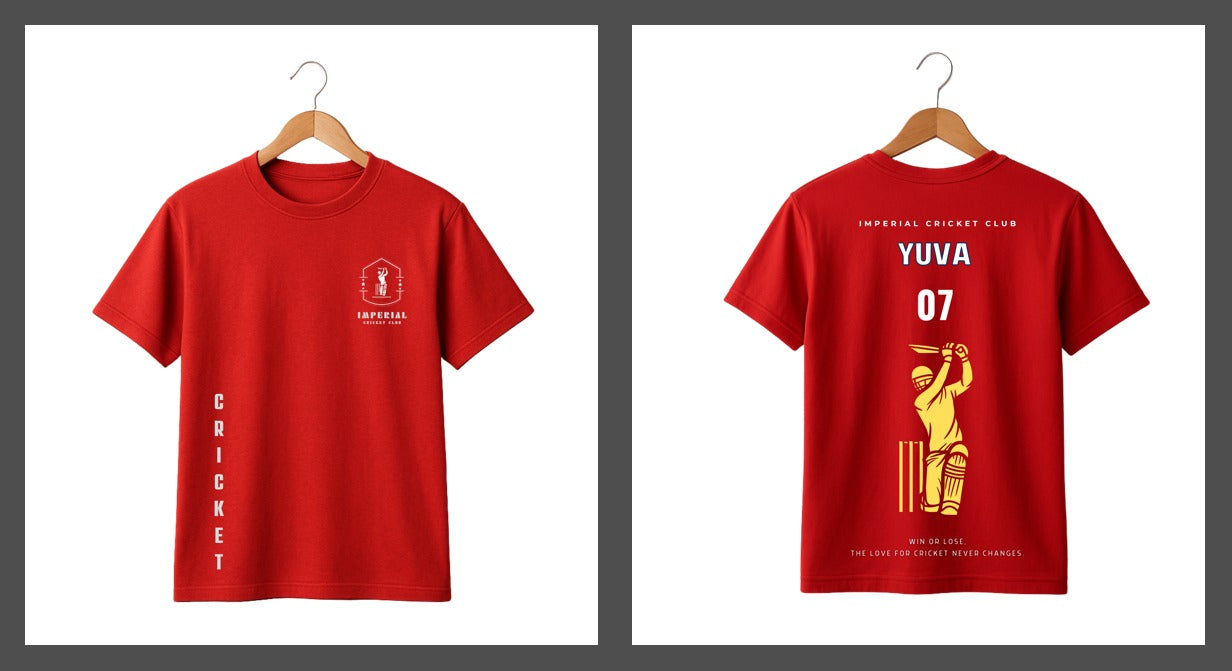 Custom Cotton Sports Jersey – Design Your Own | Tuch