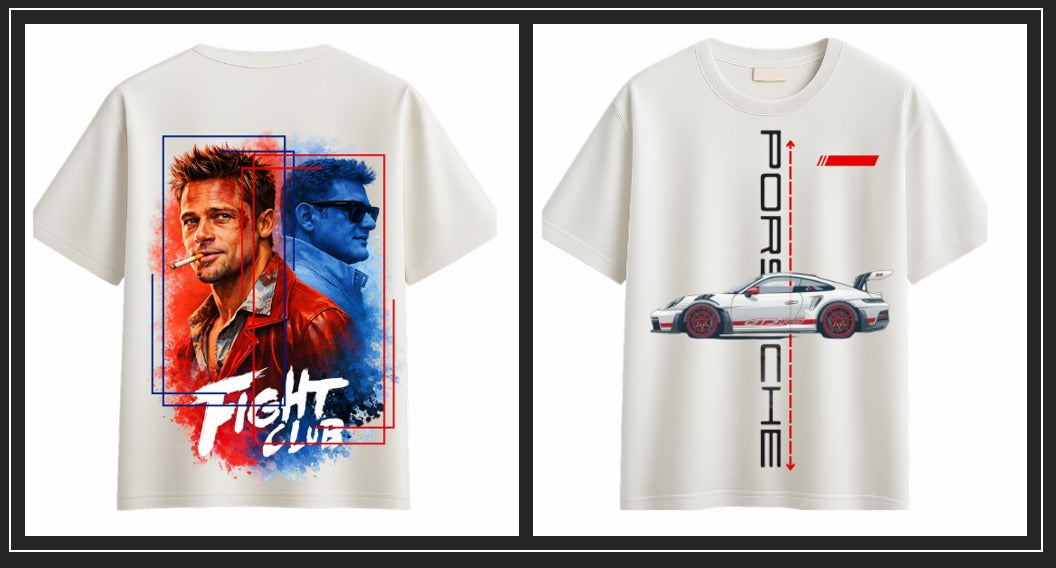 Fight Club Inspired Unisex T-Shirt | Bold Dual-Tone Statement Tee