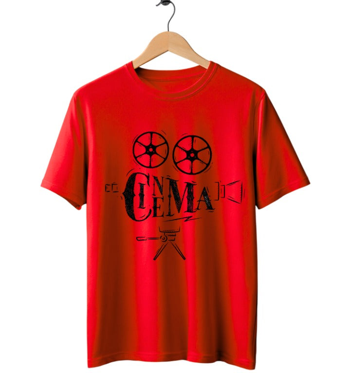 Cinema Lover T-Shirt | Unisex Cotton Film Camera Print Tee
