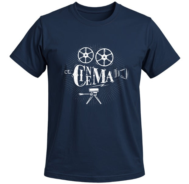 Cinema Lover T-Shirt | Unisex Cotton Film Camera Print Tee