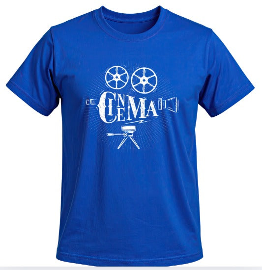 Cinema Lover T-Shirt | Unisex Cotton Film Camera Print Tee