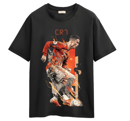 CR7 |Cristiano Ronaldo | Inspired Football Graphic T-Shirt – Custom Fit & Colors
