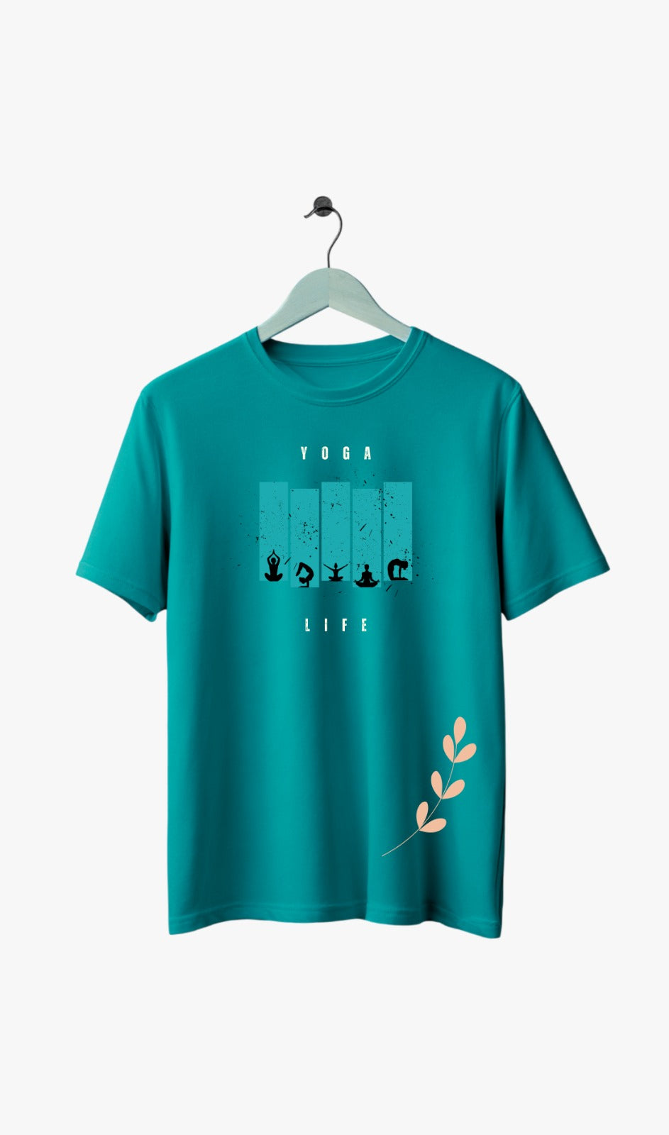 Unisex Cotton Crew Neck Yoga T-Shirt